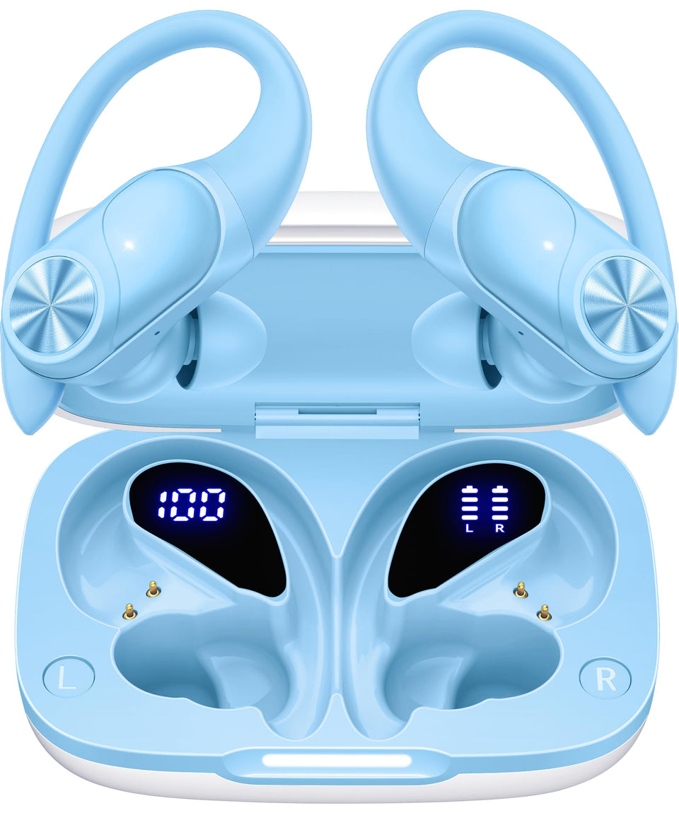 PocBuds front packaging in blue showing product and benefits