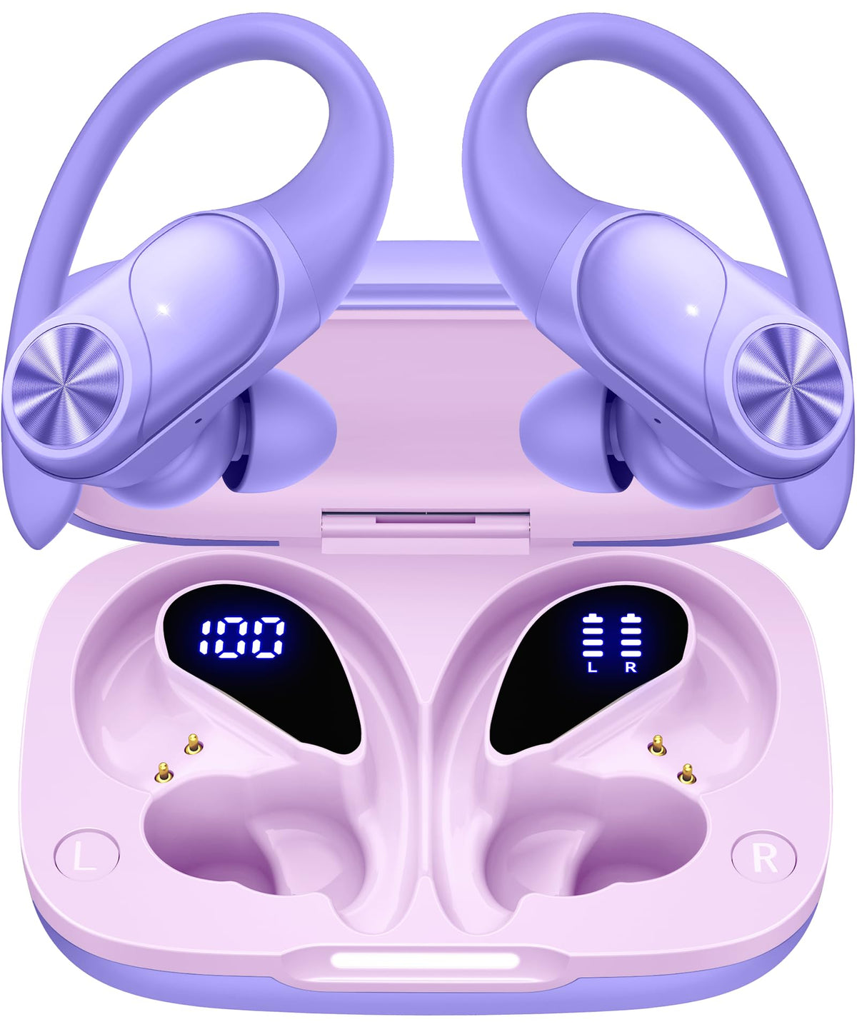 PocBuds front packaging in purple showing product and benefits