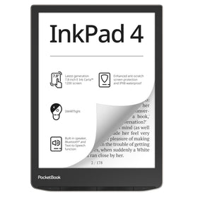 PocketBook InkPad 4 7.8 inch display offers crisp, glare-free reading for long sessions