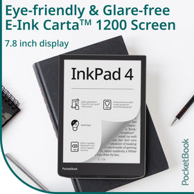 PocketBook InkPad 4 Bluetooth connectivity to pair headphones or speakers