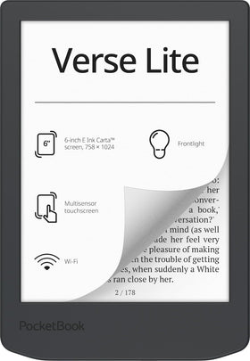 PocketBook Verse Lite 6-inch e-ink display for crisp daytime reading