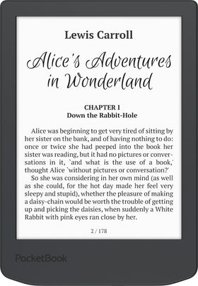 PocketBook Verse Lite supports EPUB, PDF, MOBI formats for versatile reading