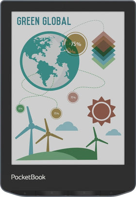 PocketBook Verse Pro Color Kaleido3 color panel delivers vivid readability.