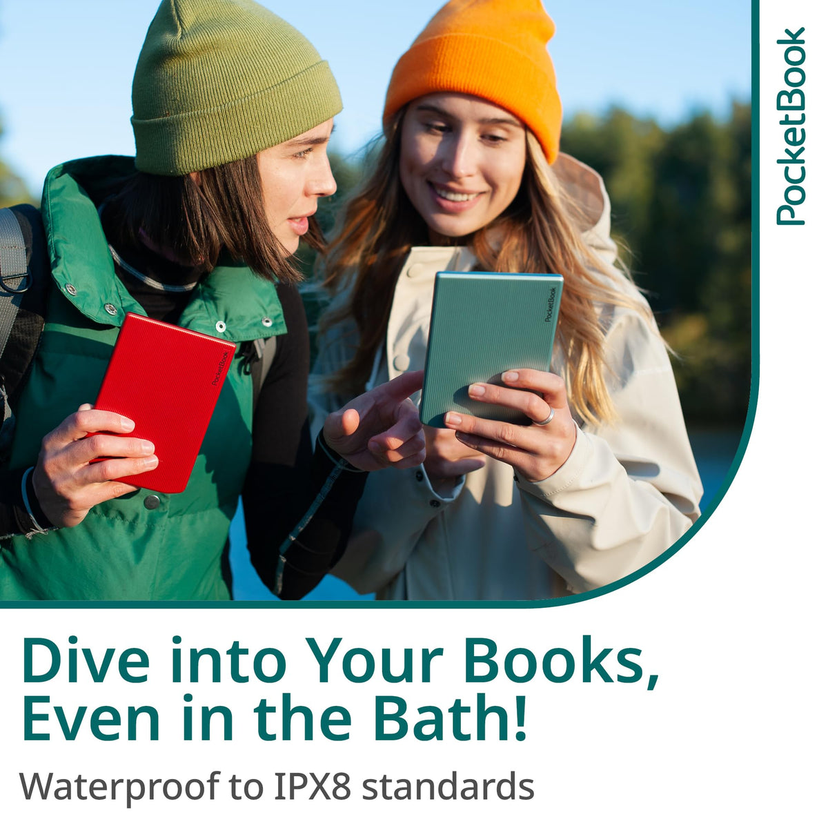 PocketBook Verse Pro 6-inch compact reader fits easily in a bag