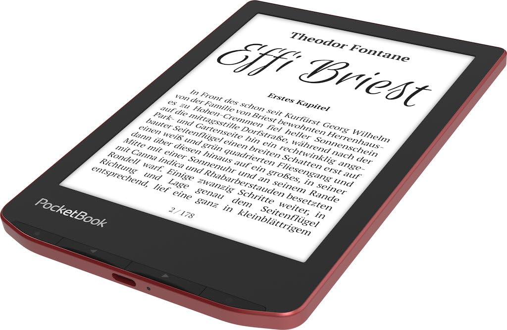 PocketBook Verse Pro format-support covers EPUB, PDF (DRM), DJVU, FB2, and more.