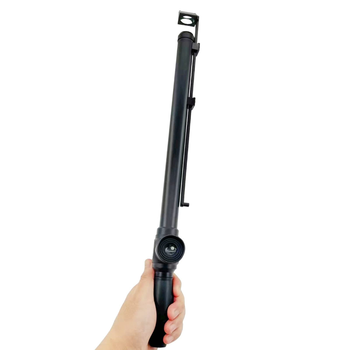 Pocnsen front view shows compact periscope for portable observation