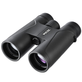 POCZE front view of binoculars showing compact design and durable finish for travel