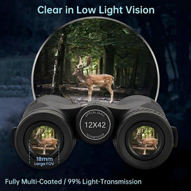 POCZE objective lenses 42mm capturing more light for brighter low-light images