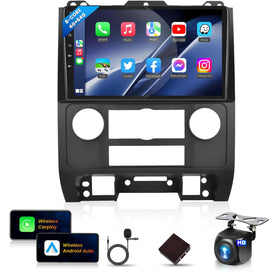 Podofo 8Core car radio front view for Ford Escape with enhanced infotainment