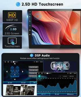 Podofo 10 band EQ DSP delivering detailed audio in car
