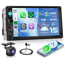 Podofo Android radio 7-inch screen for clear in-car display