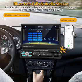 Podofo Bluetooth and FM radio for hands-free calls and live broadcasts