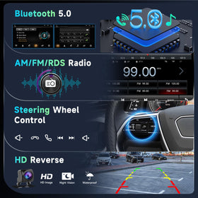 Podofo 1080P backup camera view for safer reversing