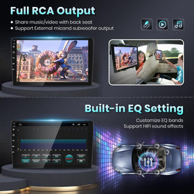 Podofo 64GB storage supports offline maps and apps in the Civic head unit.