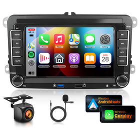 Podofo DSP 2G 64G 7-inch IPS display with clear navigation on the VW screen