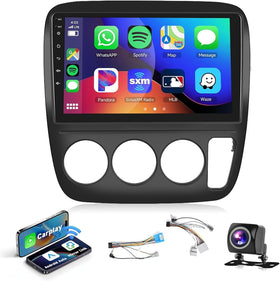 Podofo DSP Android car stereo on Honda CR-V 1997-2001 with 9-inch touchscreen for easy navigation
