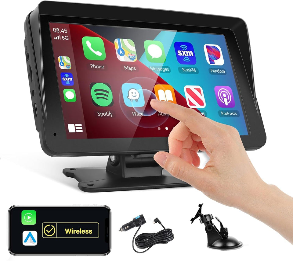 podofo front display angled showing clear icons and quick setup benefit