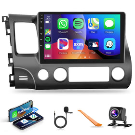 podofo front panel 10.1-inch display showing clear menus and improved usability