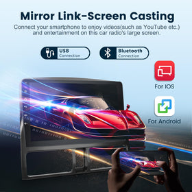 Podofo built-in GPS navigation with 5GHz Wi‑Fi for fast online access