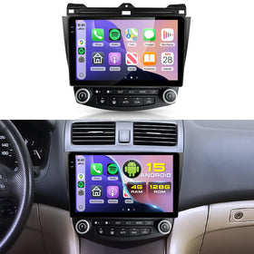 Podofo Honda Accord 2003-2007 Android radio with 10.1-inch touchscreen for quick upgrade