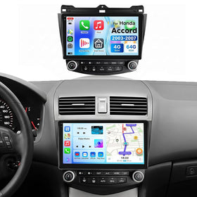 Podofo Honda Accord Android radio 10.1-inch display enables seamless upgrade.