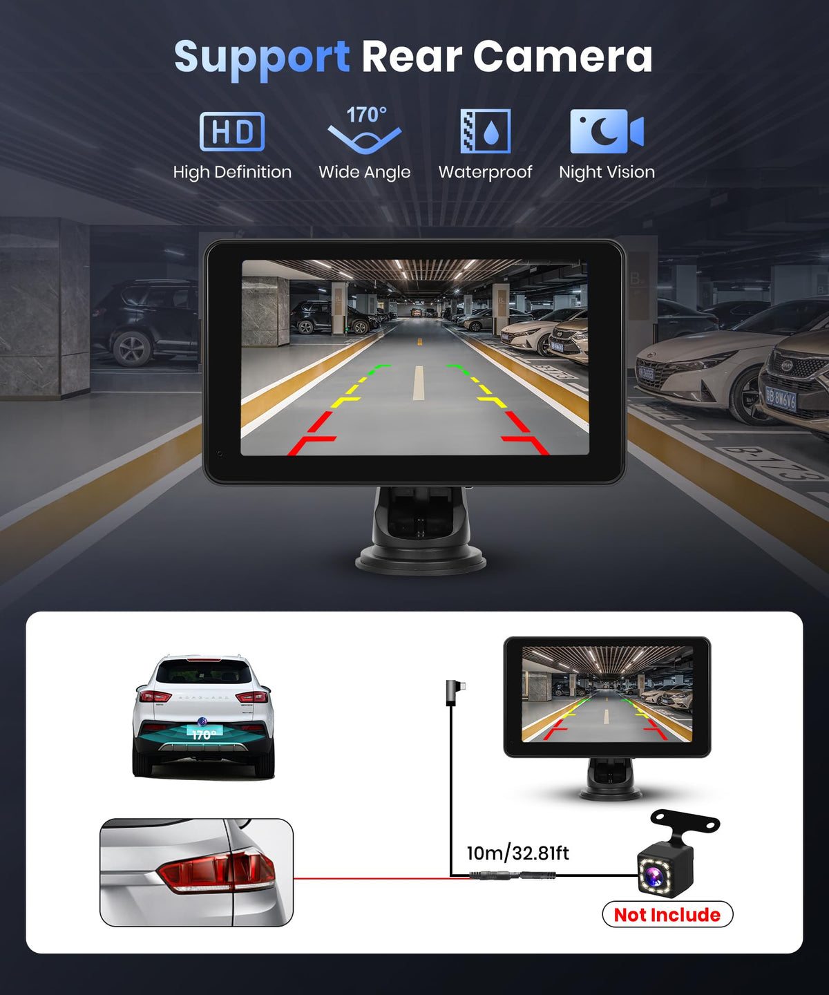 podofo lifestyle road trip dashboard setup highlighting convenience on long drives