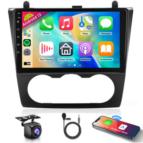 Podofo Nissan Altima Android 13 9-inch touchscreen upgrade for clearer display and quick navigation.