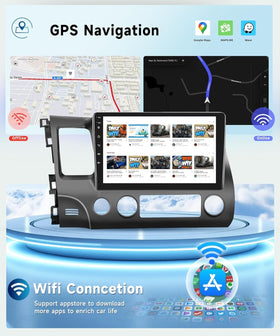 Podofo offline and online GPS maps show reliable navigation with or without data
