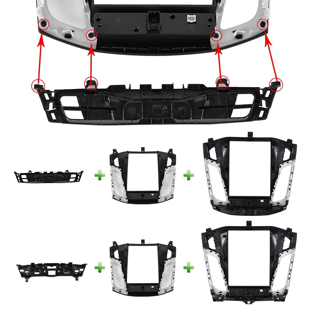 Podofo plug and play wiring harness simplifies installation without extra framing.