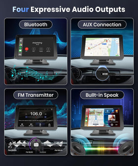 podofo touchscreen in use navigation map and voice control convenience benefit