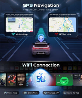 Podofo WiFi connectivity enabling app downloads and updates