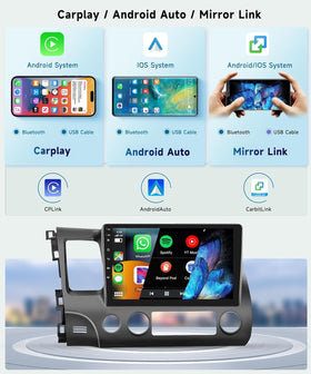 Podofo wireless CarPlay and Android Auto demonstrates seamless phone integration