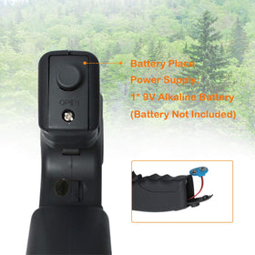 Podoy red LED recording indicator lit while capturing a 12-second audio clip