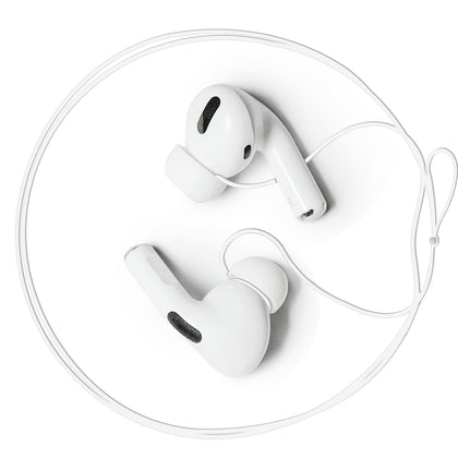 Podstring anti-lost strap for AirPods Pro keeps earbuds secure during active workouts.