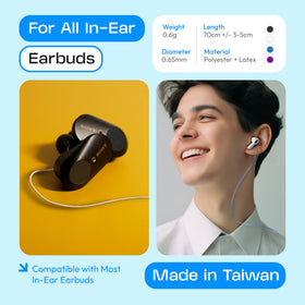 Podstring feather-light, durable elastic cord for daily wear.