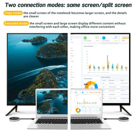 POFAN long-range link up to 50 meters for flexible presentations