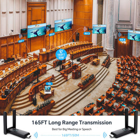 POFAN multi-screen setup showing synchronized displays across monitors.