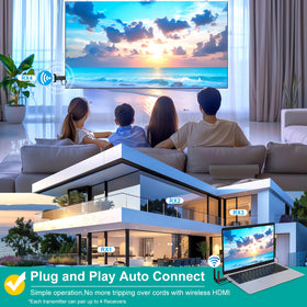 POFAN adapters usbc to hdmi included for wider device compatibility.