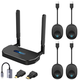POFAN wireless HDMI transmitter 4K enabling quick multi-device switching