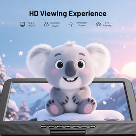 POFOTO 10.5-inch HD swivel screen for flexible viewing on the go
