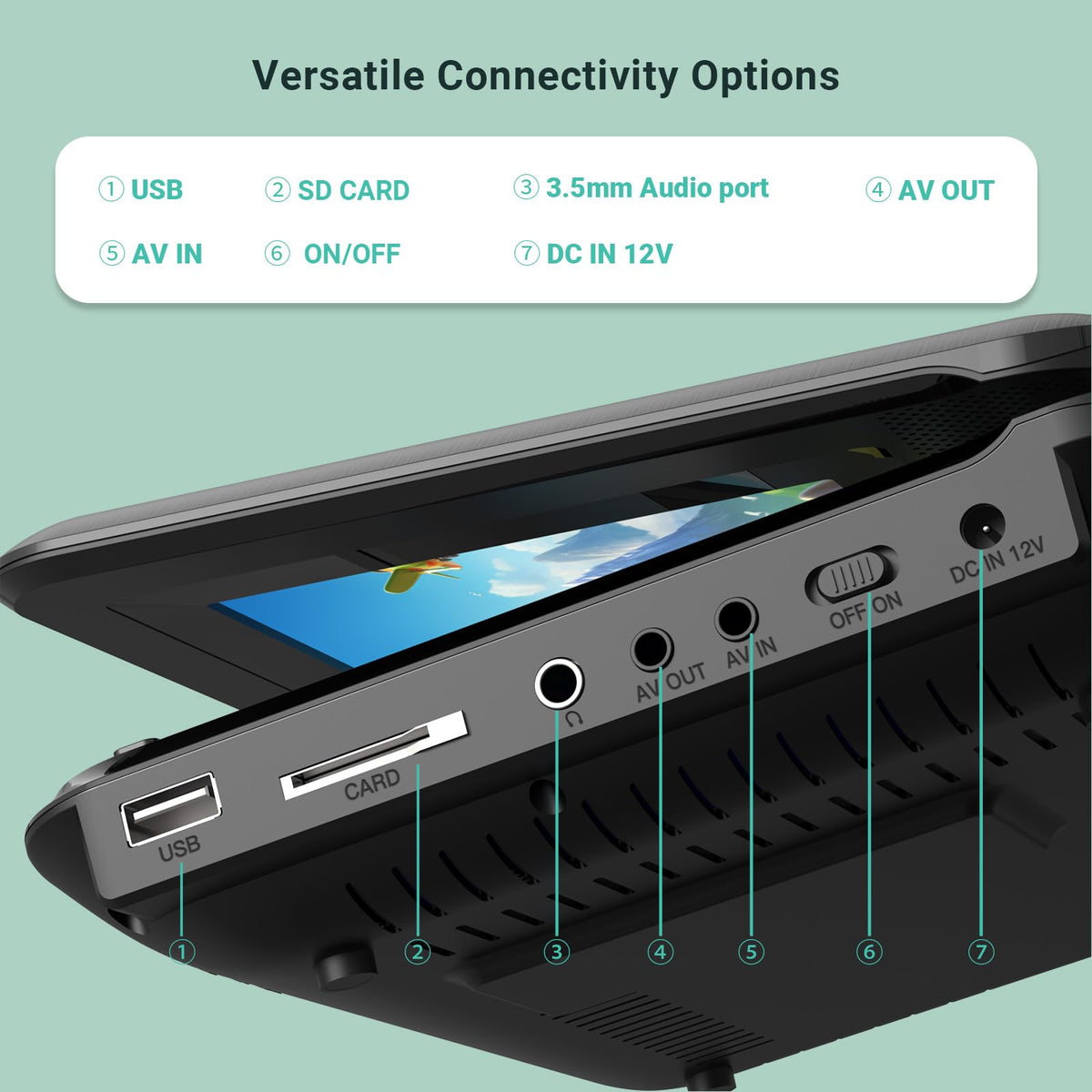 POFOTO compact handheld unit designed for child use