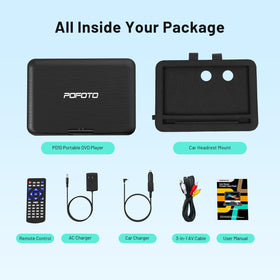 POFOTO compact travel design fits easily in luggage