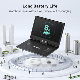 POFOTO 180-degree flip enables comfortable watching from any seat.
