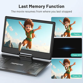POFOTO supports CD, DVD, USB, and SD with diverse formats for flexible media.