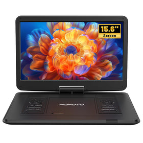 POFOTO portable dvd player 156-inch screen for immersive viewing on the go