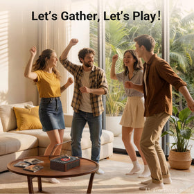 pofoto remote control showing easy operation for seniors benefit