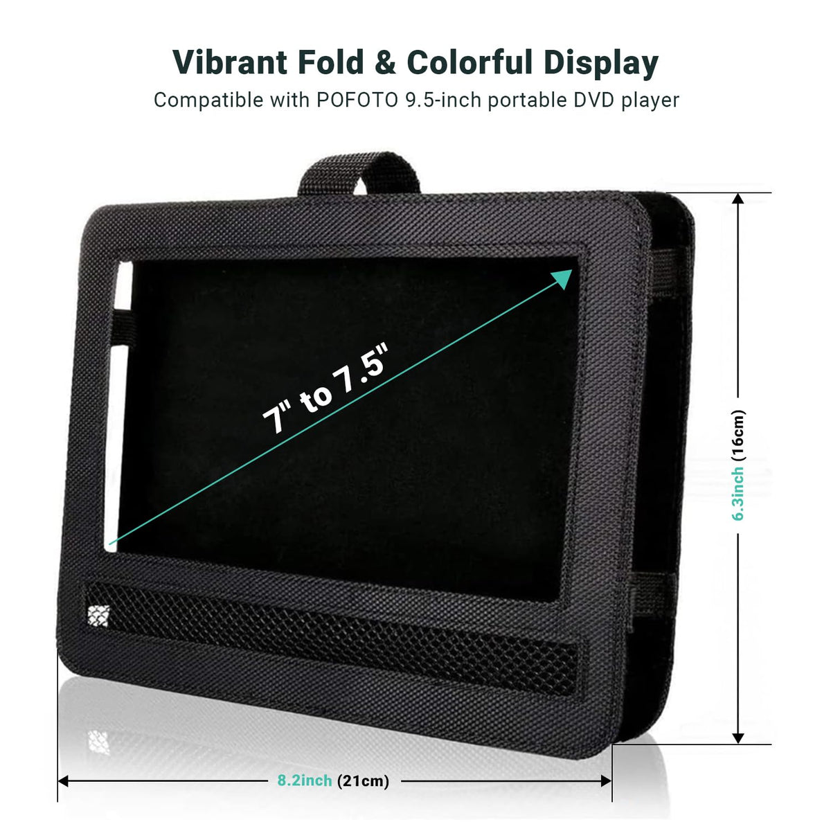 pofoto size comparison with a hand showing compact, travel-ready fit