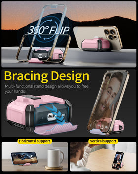 Pohgelan AirPods 4 phone stand enables hands-free viewing