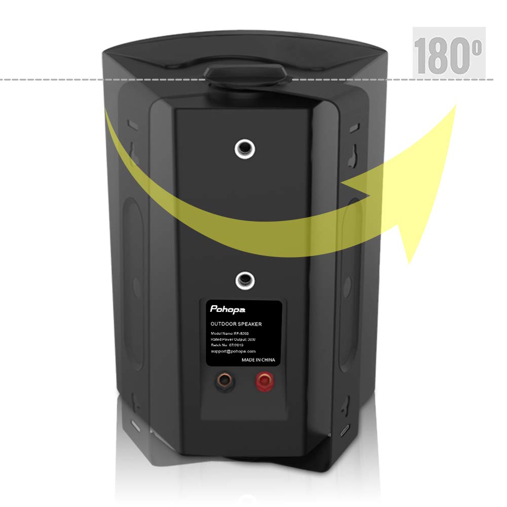 Pohopa aluminum injection cone subwoofers produce rich, balanced sound.