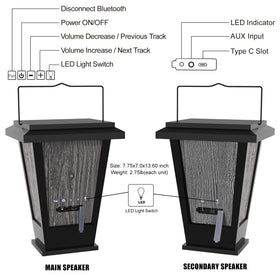 Pohopa includes two speakers, cables, and a 12-month warranty.